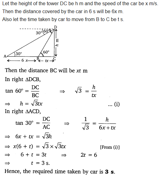 Some Applications Of Trigonometry Class 10 NCERT Solutions Pdf Ex 9.1 Q15