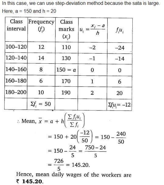 Statistics Class 10 Maths NCERT Solutions Ex 14.1 PDF Download Q2