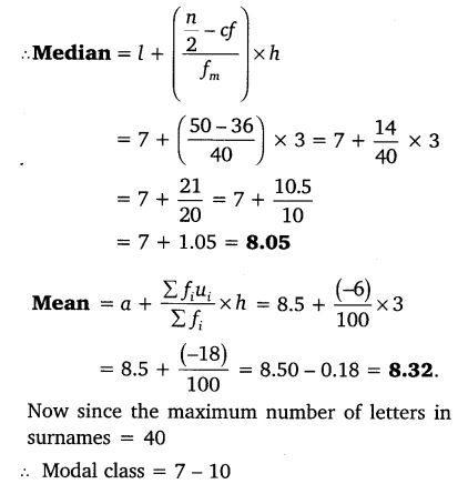 Statistics Class 10 Maths NCERT Solutions Ex 14.3 pdf download Q6.1