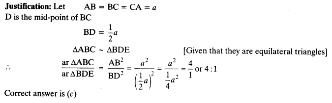 Triangles Class 10 Ex 6.4 NCERT Solutions PDF Q8