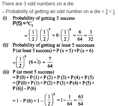 Class 12 Maths NCERT Solutions Chapter 13 Probability Ex 13.5 Q 1