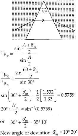 NCERT Solutions for Class 12 Physics Chapter 9 Ray Optics and Optical Instruments Q6.2