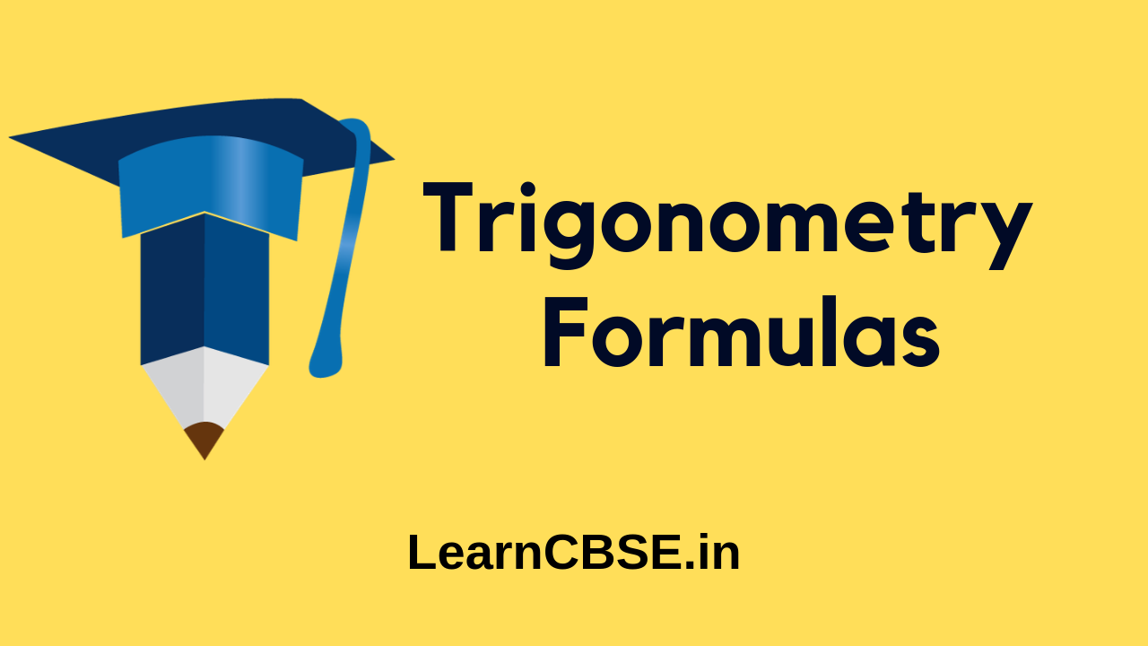 Trigonometry Formulas