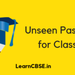 Unseen Passage for Class 7
