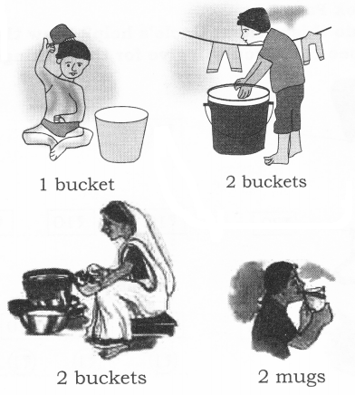 NCERT Solutions for Class 2 Maths Chapter 7 Jugs and Mugs Q13