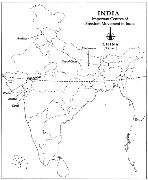 Class 10 History Map Questions