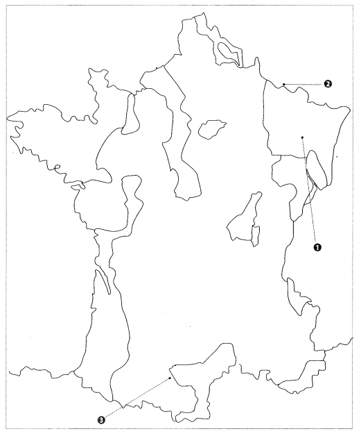 Class 9 History Map Work Chapter 1 The French Revolution 1.1