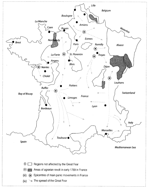 Class 9 History Map Work Chapter 1 The French Revolution Learn CBSE
