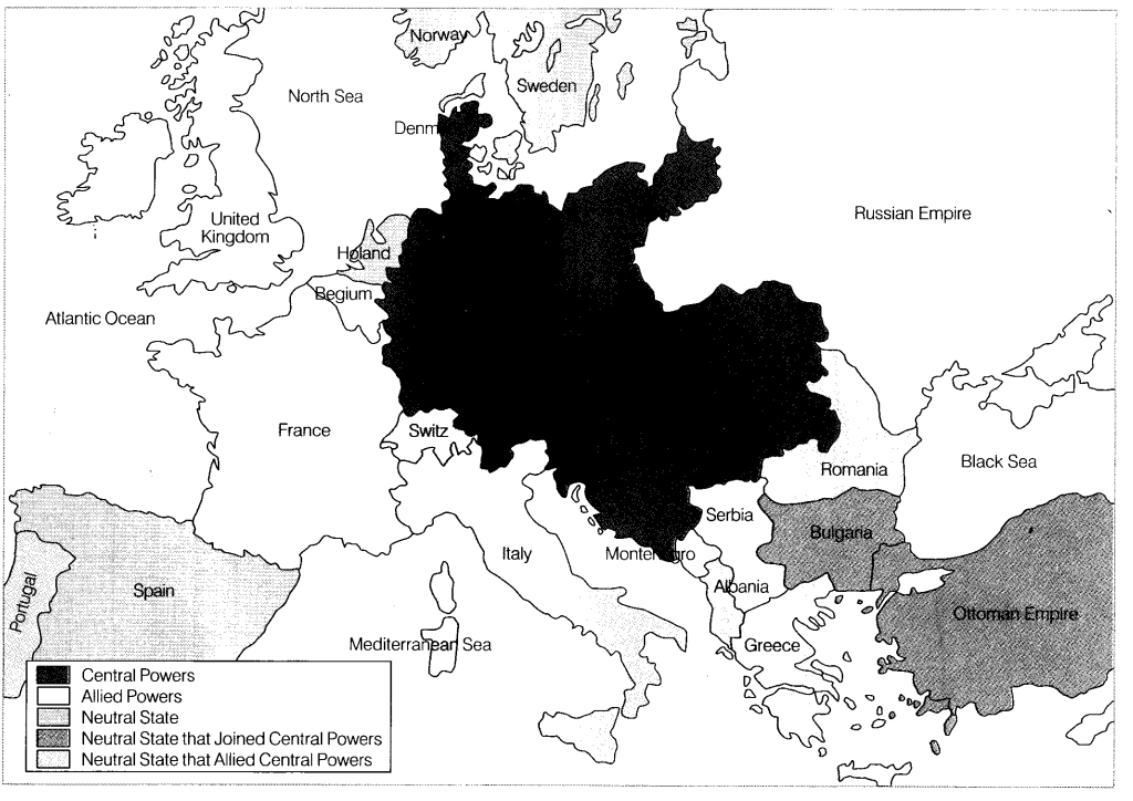 Class 9 History Map Work Chapter 2 Socialism in Europe and the Russian Revolution 1