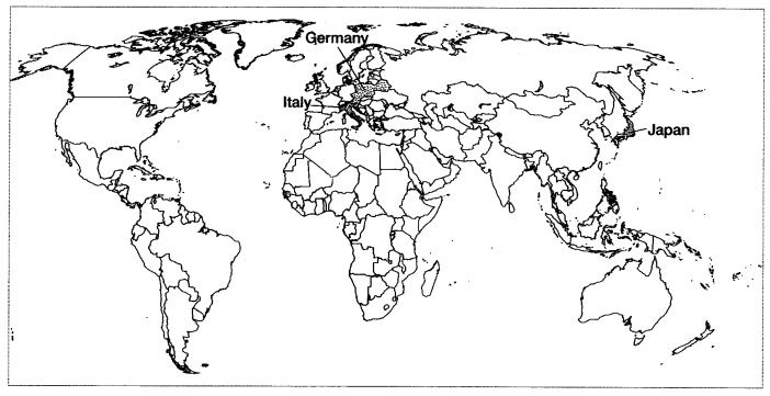 Class 9 History Map Work Chapter 3 Nazism and the Rise of Hitler a1.1