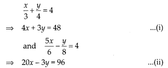 NCERT Exemplar Class 10 Maths Chapter 3 Pair of Linear Equations in Two Variables Ex 3.3 Q9.1