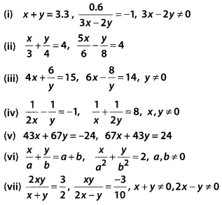 NCERT Exemplar Class 10 Maths Chapter 3 Pair of Linear Equations in Two Variables Ex 3.3 Q9