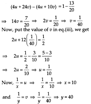 NCERT Exemplar Class 10 Maths Chapter 3 Pair of Linear Equations in Two Variables Ex 3.4 Q6.1