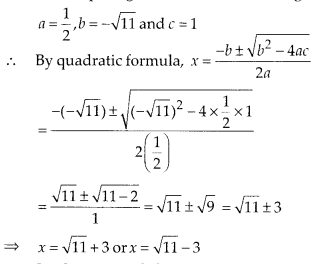 NCERT Exemplar Class 10 Maths Chapter 4 Quadratic Equations Ex 4.3 Q1.7