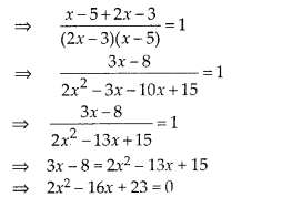NCERT Exemplar Class 10 Maths Chapter 4 Quadratic Equations Ex 4.4 Q1.3