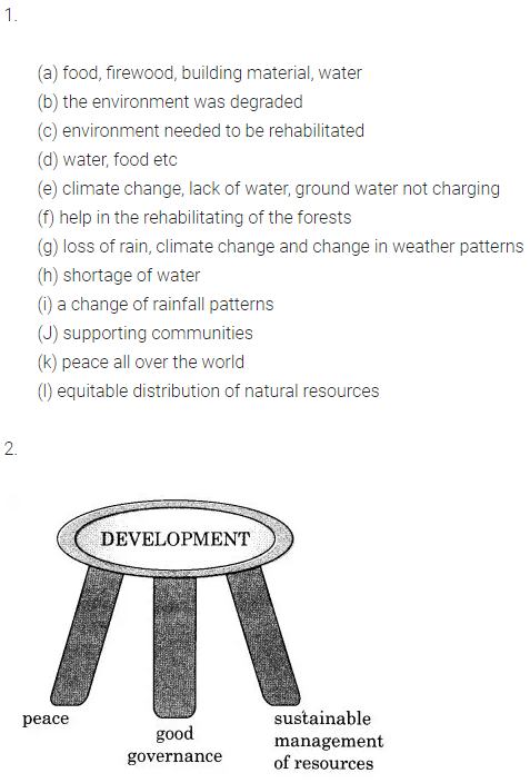 NCERT Solutions for Class 10 English Main Course Book Unit 4 Environment Chapter 2 Heroes of the Environment Q6.2