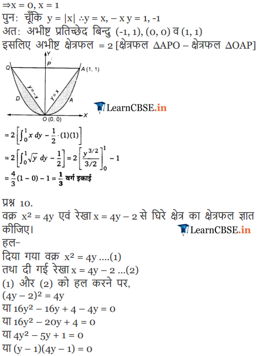 NCERT Solutions for class 12 Maths Chapter 8 Exercise 8.1 inter second year