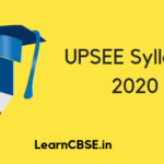 UPSEE Syllabus 2020