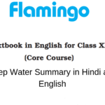 Deep Water Summary in Hindi and English
