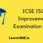 ICSE ISC Improvement Examination 2019