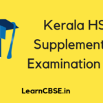 Kerala HSC Supplementary Examination 2019