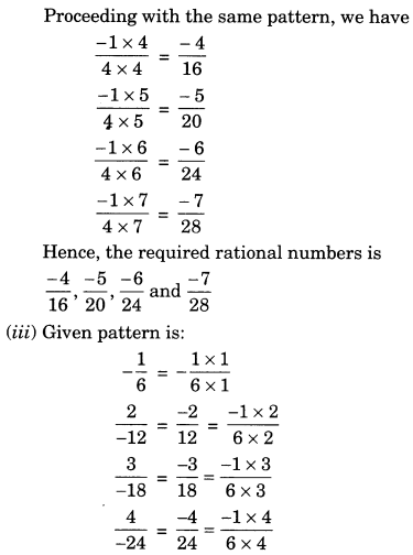 NCERT Solutions for Class 7 Maths Chapter 9 Rational Numbers 10