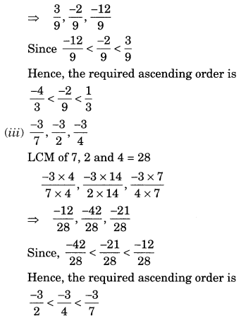 NCERT Solutions for Class 7 Maths Chapter 9 Rational Numbers 36
