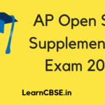 AP Open SSC Supplementary Exam 2019