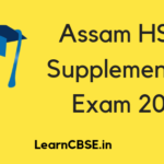 Assam HSLC Supplementary Exam 2019