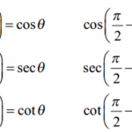 Cofunction Trigonometry Formulas