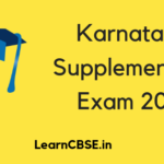 Karnataka Supplementary Exam 2019