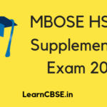 MBOSE HSSLC Supplementary Exam 2019