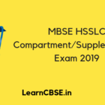 MBSE HSSLC Supplementary Exam 2019