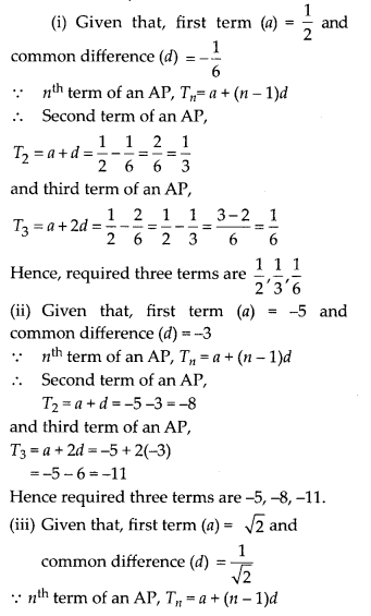 NCERT Exemplar Class 10 Maths Chapter 5 Arithmetic Progressions Ex 5.3 Q3.1