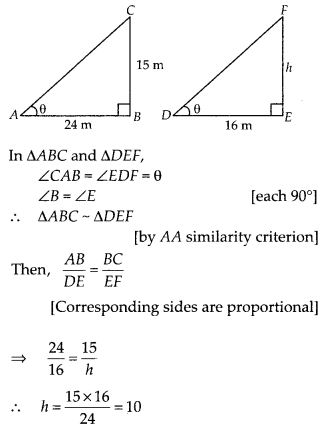 NCERT Exemplar Class 10 Maths Chapter 6 Triangles Ex 6.3 Q14