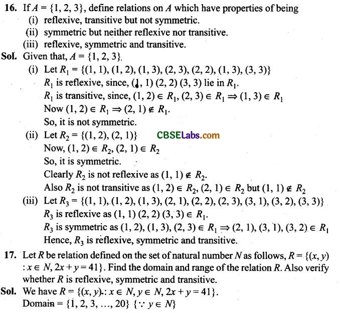 NCERT Exemplar Class 12 Maths Chapter 1 Relations and Functions Img 9