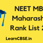 NEET MBBS Maharashtra Rank List 2019