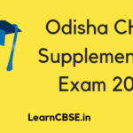 Odisha CHSE Supplementary Exam 2019