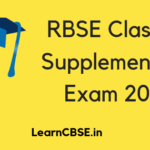 RBSE Class 10 Supplementary 2019