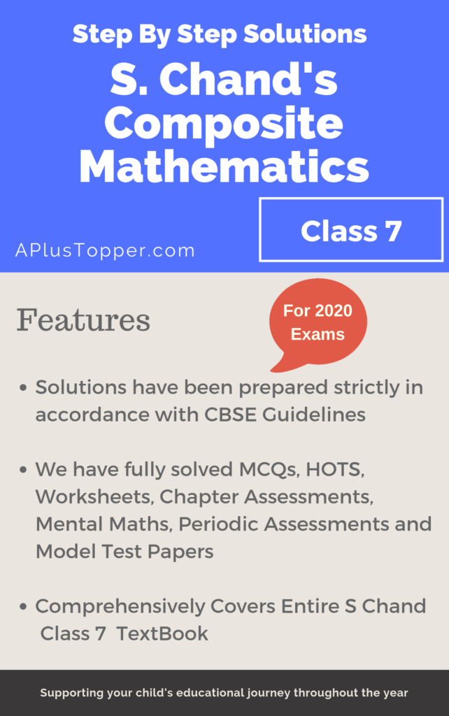 S Chand Maths Class 7 Solutions