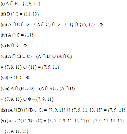 Ncert Solutions For Class 11 Maths Chapter 1 Sets