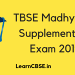 TBSE Madhyamik Supplementary Exam 2019