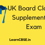 UK Board Class 12 Supplementary Exam