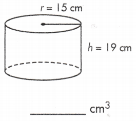 volume of a cylinder formula