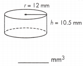volume of a cylinder in litres