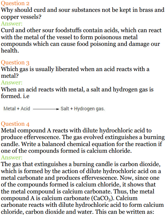 ncert class 10 science book activities solutions chapter 2