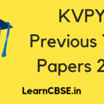KVPY Previous Year Papers 2019