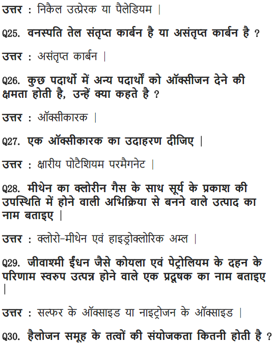 NCERT Solutions for Class 10 Science Chapter 4 Carbon and Its Compounds Hindi Medium 14
