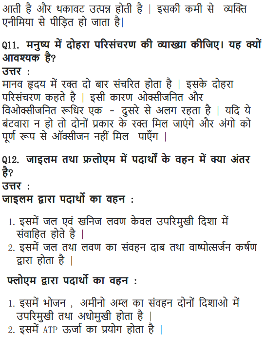 NCERT Solutions for Class 10 Science Chapter 6 Life Processes Hindi Medium 15
