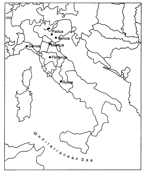 NCERT Solutions for Class 11 History Chapter 7 Changing Cultural Traditions Map Skills Q1